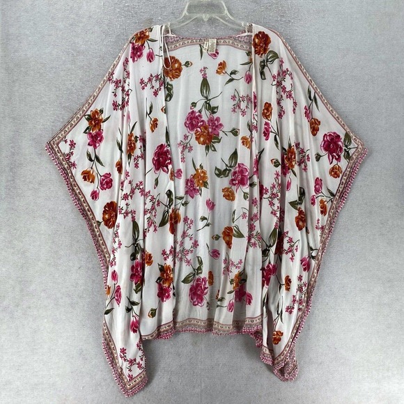Japna Floral Kimono Caftan Kaftan Robe Shirt Loungewear Womens One‎ Size - Picture 1 of 12